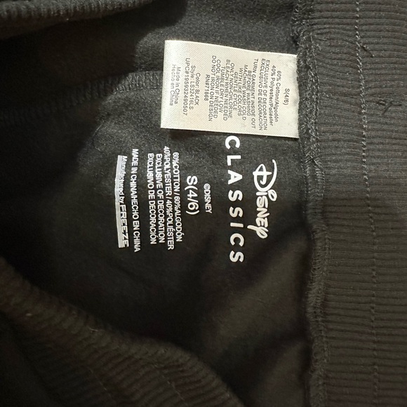 Disney Classic Black  Women Short Size Small - Picture 14 of 14